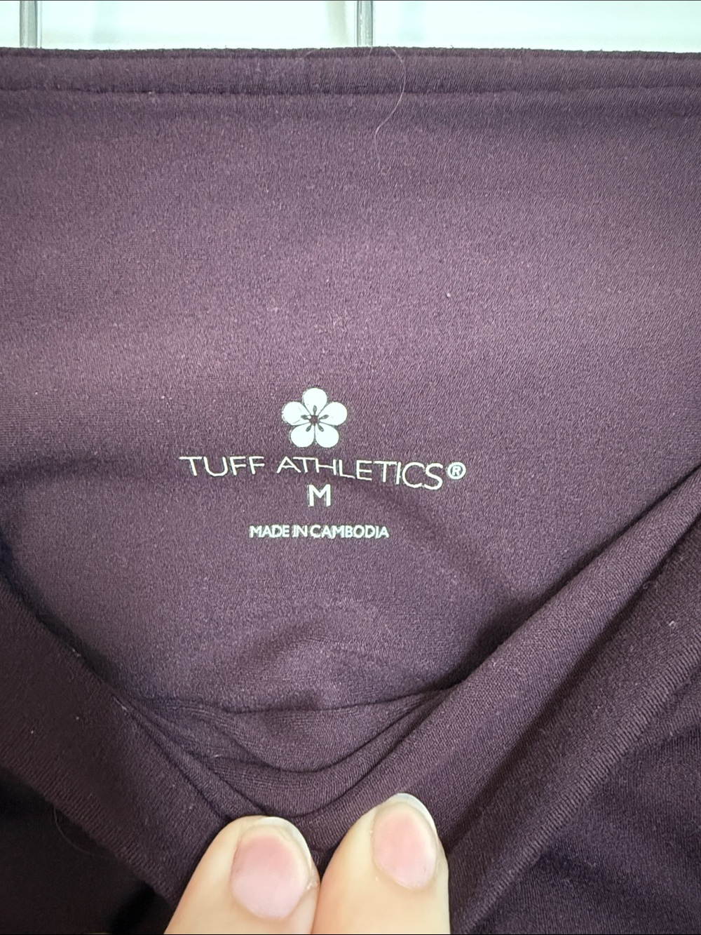 Tuff Athletics Plum High-Waist Leggings - Picture 2 of 5